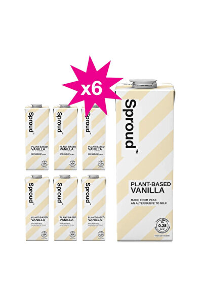 Sproud Bautura de Mazare cu Vanilie 1 l x 6