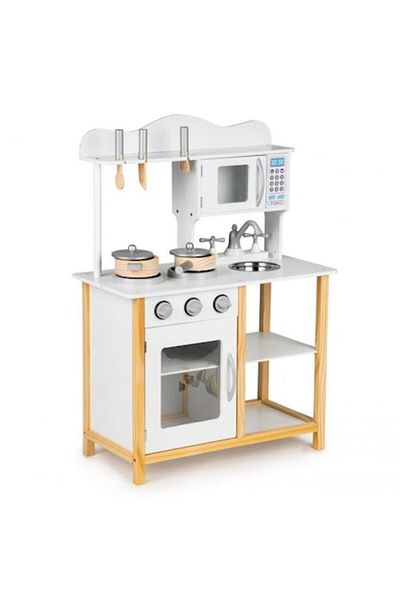 Glow Goods Children's Kitchen Set Little Chef with Modern Design in Wood