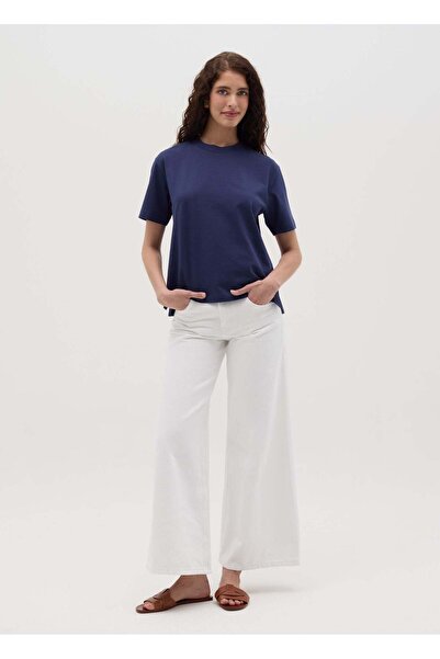 Ovs Solid Colour Cotton T-Shirt