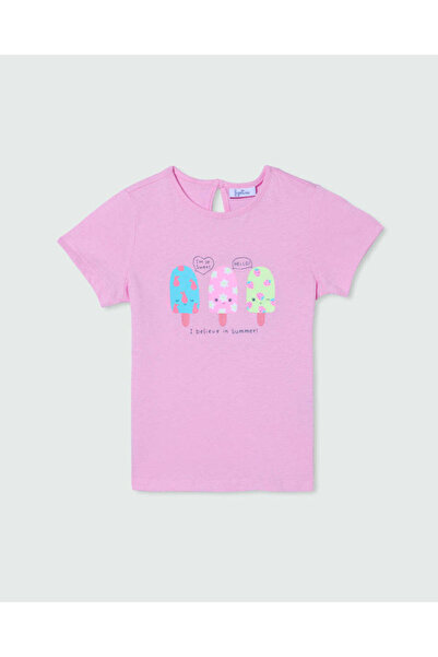 Ovs تي شيرت قطني مطبوع