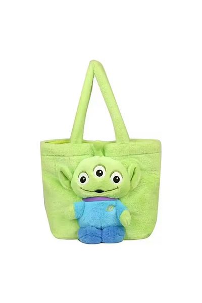 MOAWAVE Geantă pentru copii din Plus, dimensiuni 30x25cm, culoare Verde MOAWAVE™