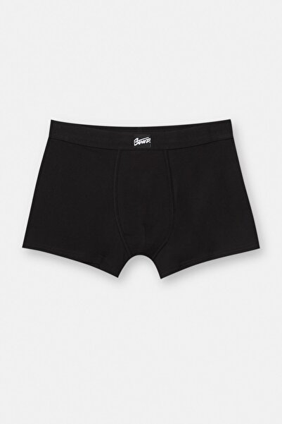 Pull & Bear 3'lü siyah STWD boxer paketi