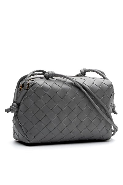 Sofia Baldi Fyora Gray Khaki Leather Women's Bag