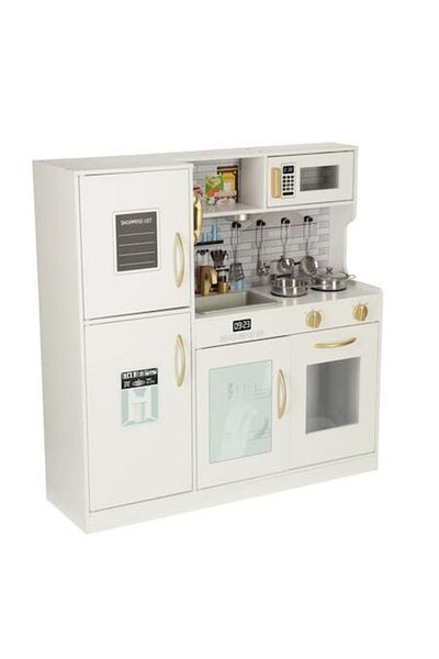 Glow Goods Set Bucatarie Multifunctionala cu Led pentru Copii Little Cheff din Lemn , Design Modern Delu