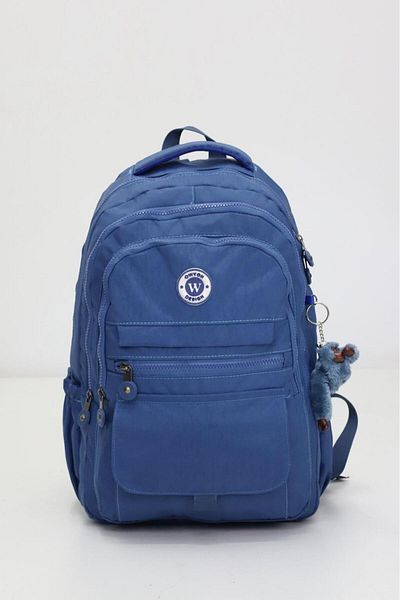 Weynes Σχολική τσάντα πλάτης Navy Blue Unisex Ποιότητας υγρό ανθεκτικό ύφασμα καθημερινής χρήσης WSB5046