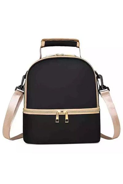 OEM Rucsac cu mare capacitate de conservare a temperaturii, compact, negru, 26x24 cm