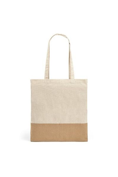 dalimag Cotton Bag with Jute-Style Handles, 375 x 415 mm,