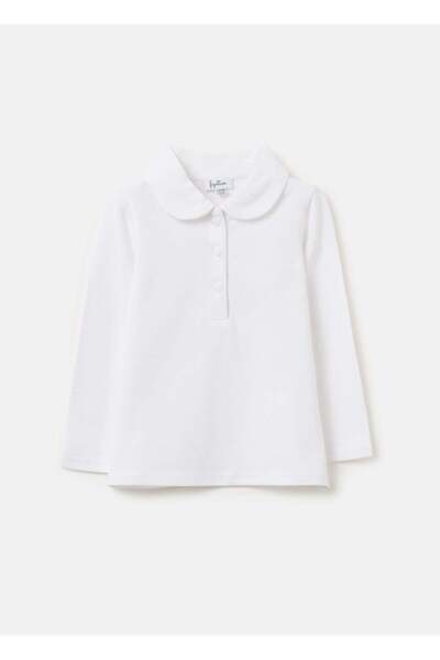Ovs Long-Sleeved Polo Shirt In Organic Cotton