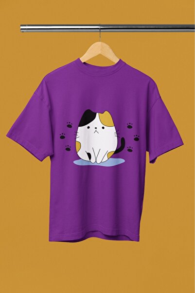 ArtYus TRIOCĂ CU MÂNĂ SCURTĂ CU Gât rotund, cu imprimeu cu transfer, drăguț p...