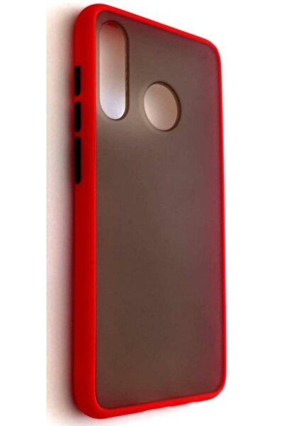 Karışık Huawei P30 Lite Uyumlu Renkli Kenarlı Yarı Şeffaf Orta Sert Lüks Kılıf