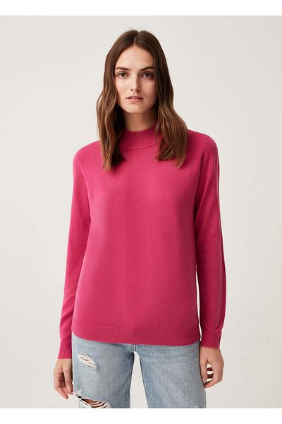 Ovs Womens Pullover With Mock Neck