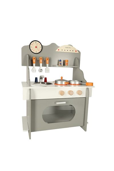 Glow Goods Wooden Children's Kitchen Set, Modern Deluxe Design