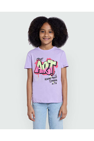 Ovs Long Sleeve Tee In Lilac Breeze – Girls