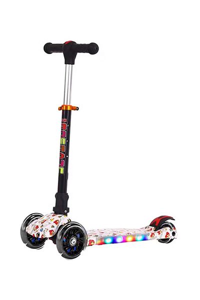 Cool Baby 3-Wheeler Foldable Kick Scooter With Light