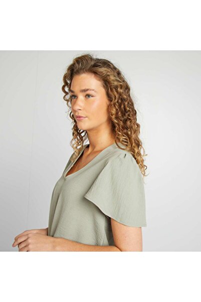 KIABI Light and floaty blouse GREEN