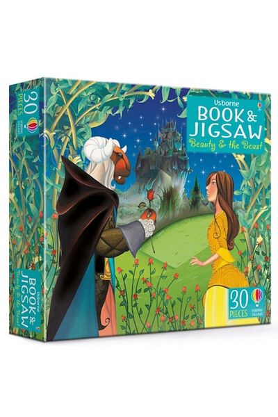 Usborne Publishing Set Puzzle 'Beauty and the Beast picture book and jigsaw'