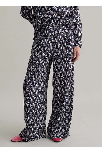 Ovs Relaxed-Fit Trousers With Pattern Print