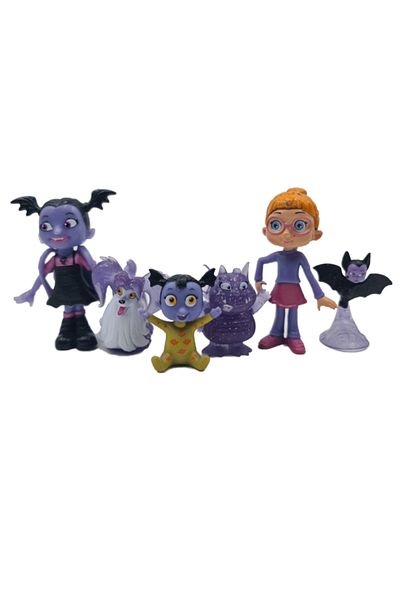 dalimag Set Figurine Vampirina, 6 Piese, Multicolor, 12 cm,