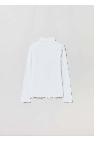 Ovs Girls Shirred Edged Turtleneck
