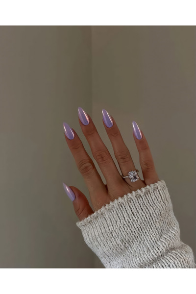 ZarDünya Lila Badem Model 24'lü Takma Tırnak