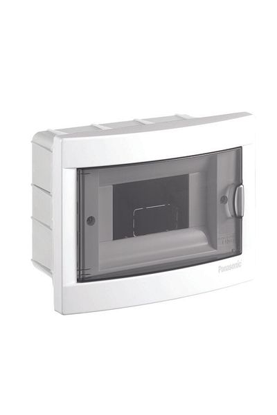 PANASONIC Fuse Box 6M ST 1Row Transparent Door IP40,