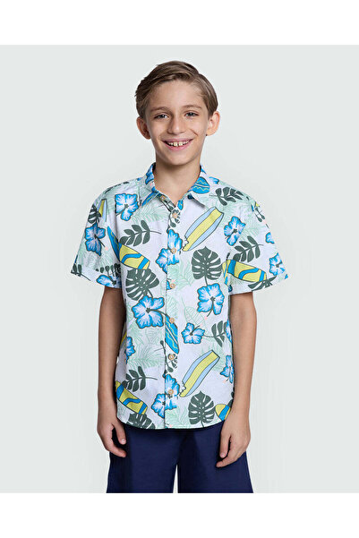 Ovs قميص متعدد الألوان بأكمام قصيرة من