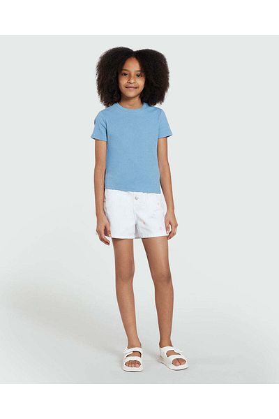 Ovs Girls’ White Paperbag Shorts By