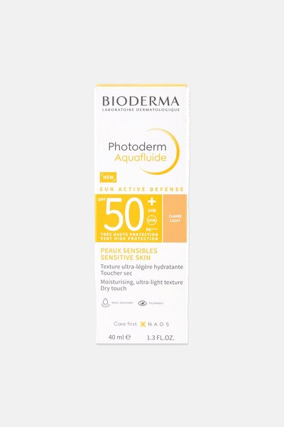 Bioderma فوتوديرم أكوافلويد كلير لايت واقي من الشمس بعامل حماية من الشمس 50، 40 مل
