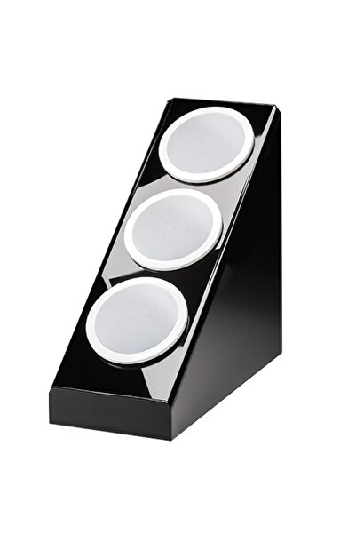 Raki Suport tacamuri vertical cu 3 compartimente RAKI, 20,8x41,5xh41cm, polic...