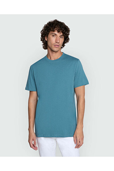 Ovs Men'S Basic Tee In Hydro Green