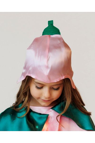 fustite cu luminite Pink Flower Hat (Rose, Hyacinth, Pansy, Summer Fairy)