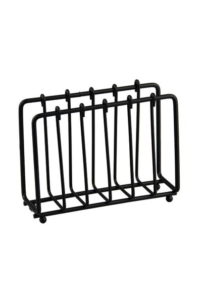 Culinaro Metal napkin holder RAKI OLD FASHIONED 13x4.5xh10cm black