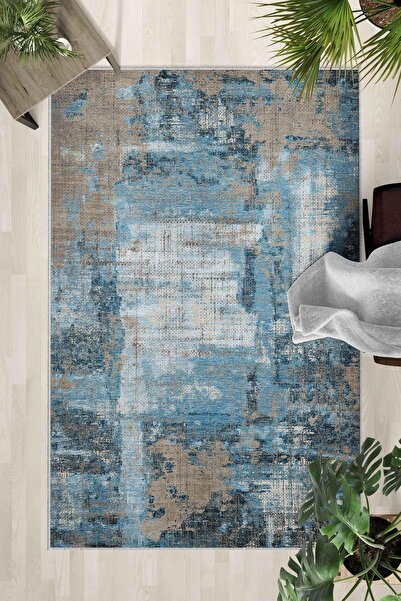 Anti-Slip Base Washable Carpet – Modern Digital Printing Carpet for Kitchen, Living Room, Bedroom (SLNHALI49