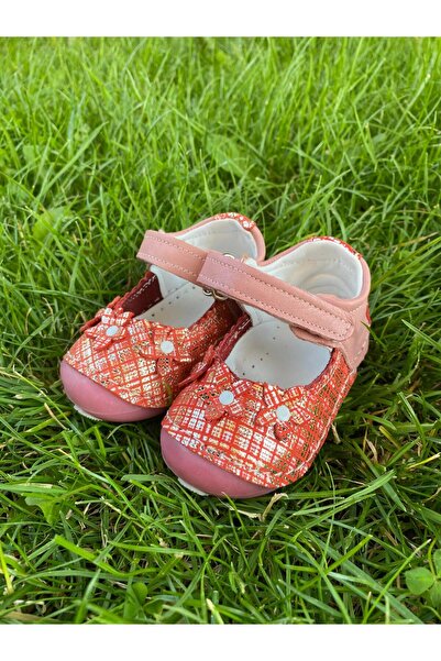 Store Hakiki Deri Ortopedik Taban İlk Adım Kız Bebek Ayakkabı