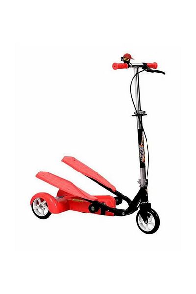 Cool Baby Dual-Pedal 3 Wheel Scooter Ride On Toy Multicolour