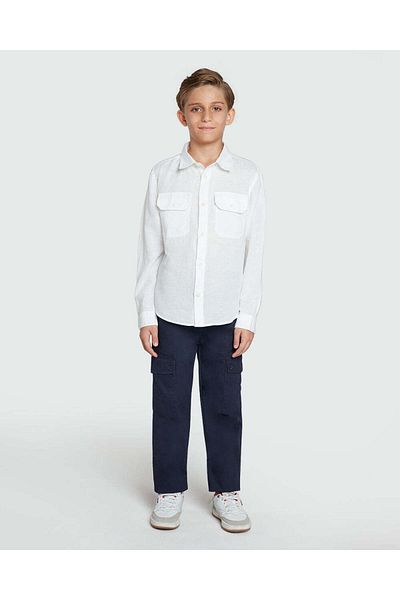 Ovs Long-Sleeve Snow White Shirt – Boys