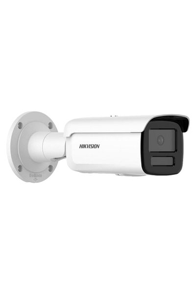 Hikvision AcuSense, DarkFighter - Cameră IP, 4K, obiectiv de 2.8mm, IR 80m, PoE - DS-2CD2T86G2H-4I-2.8mm