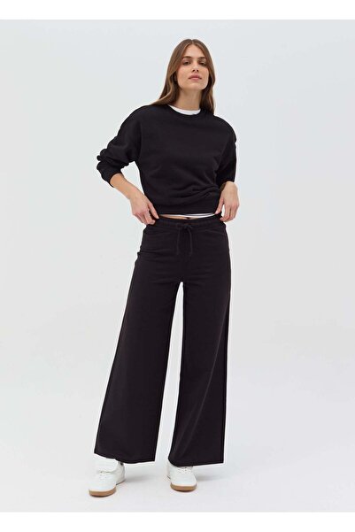 Ovs بنطال رياضي واسع الساق من الصوف