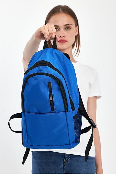 Weynes Rucsac albastru unisex multifuncțional pentru călătorii pentru liceu și liceu WSB5048