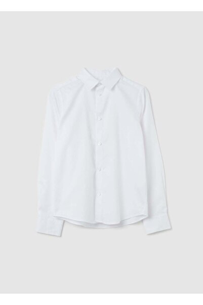 Ovs Shirt In Solid Colour Cotton