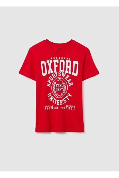 Ovs T-Shirt In Cotton With ''Sportswear University� Print