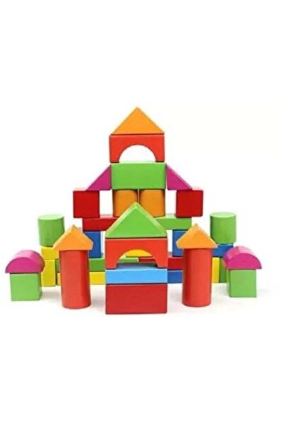 huitich مجموعة مكعبات بناء خشبية متنوعة