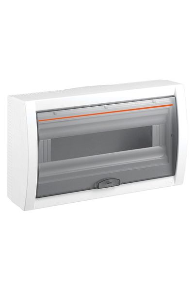 Viko by Panasonic Fuse Box 18M for 1 Row IP40 with Transparent Door