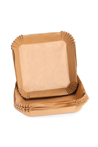 MOAWAVE Baking paper set for ayr fryer, 50 pieces, disposable, 20x4.5 cm, square shape MOAWAVE™
