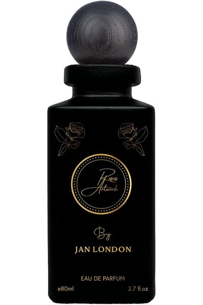 JAN LONDON Roses Artwork Eau de Parfum 80ml | Romantic Floral Scent for Men & Women, Long-Lasting Bliss