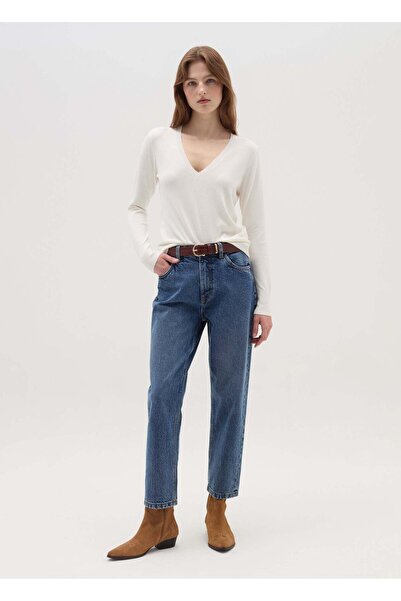 Ovs Mum-Fit Acid Wash Jeans