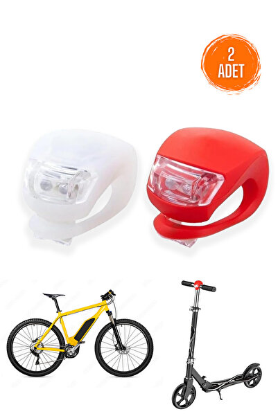 xsir Bisiklet Led Işık 2 Adet Scooter Led Aydınlatma Güvenli Sürüş Ekipmanı K...