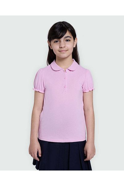 Ovs Girls’ Solid Polo In Pastel Lavender