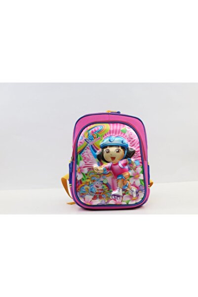 Smart Gate SG-9216 School Carrying Dora Helmet Backpack Kids Pink