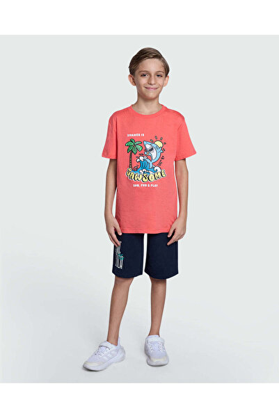 Ovs شورت سكاي كابتن بلو مود بي للأولاد –